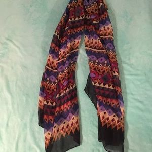 Aztec print scarf
